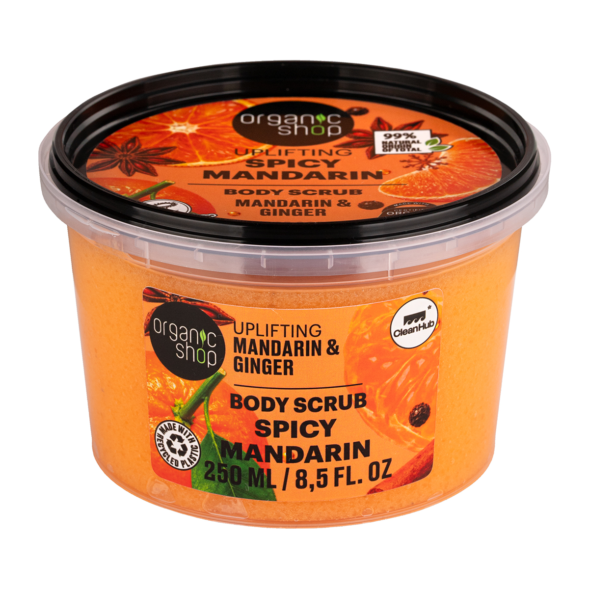 Organic Shop Exfoliant de corp Mandarină condimentată 250 ml