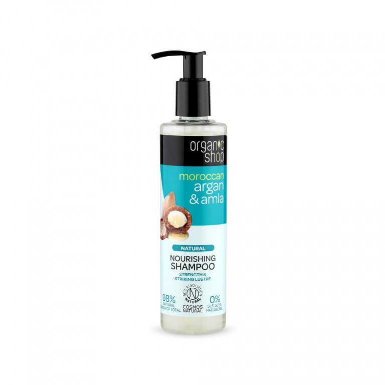 Organic Shop Vyživující šampon Marocký arganový olej a amlový výtažek (Nourishing Shampoo) 280 ml