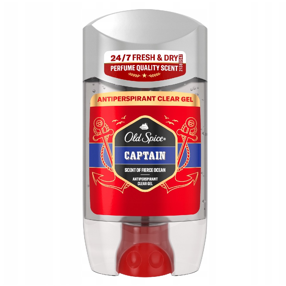 Old Spice Captain Antiperspirant Clear Gel gélový antiperspirant pre mužov 70 ml