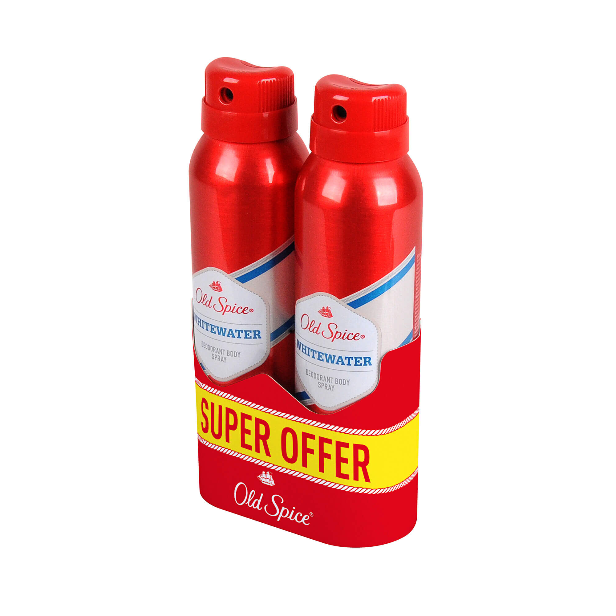 Old Spice Dezodorant v spreji Whitewater Duo 2 x 150 ml + 2 mesiace na vrátenie tovaru