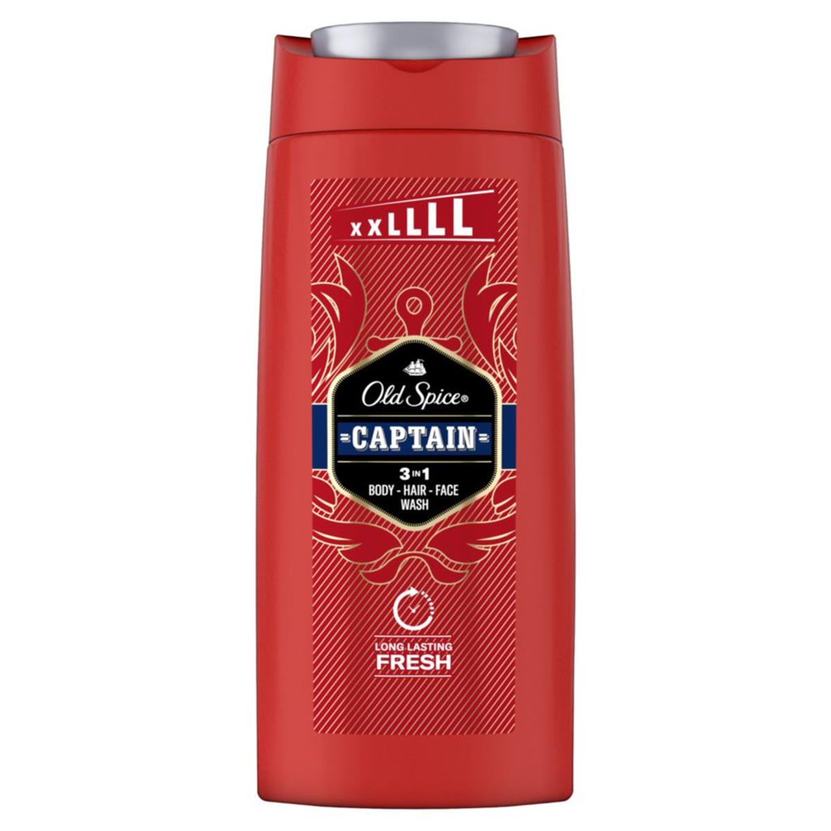Old Spice Sprchový gél 3 v 1 Captain ( Body, Hair, Face Wash) 675 ml