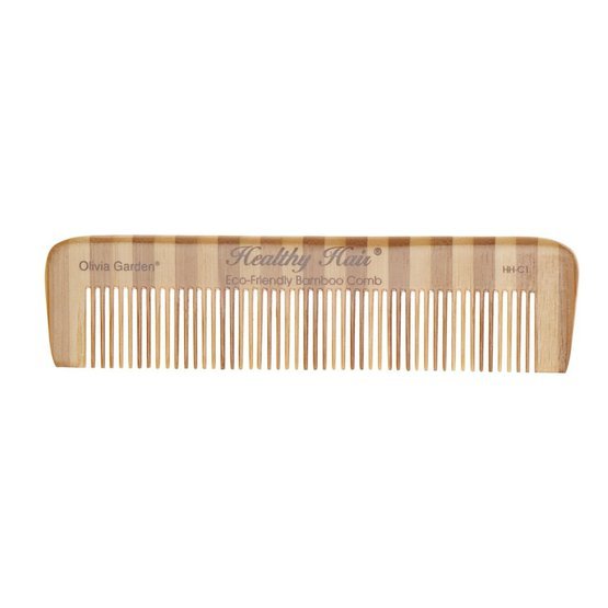 Olivia Garden Bambusový hřeben s antistatickým efektem Bamboo Healthy Hair Comb 1