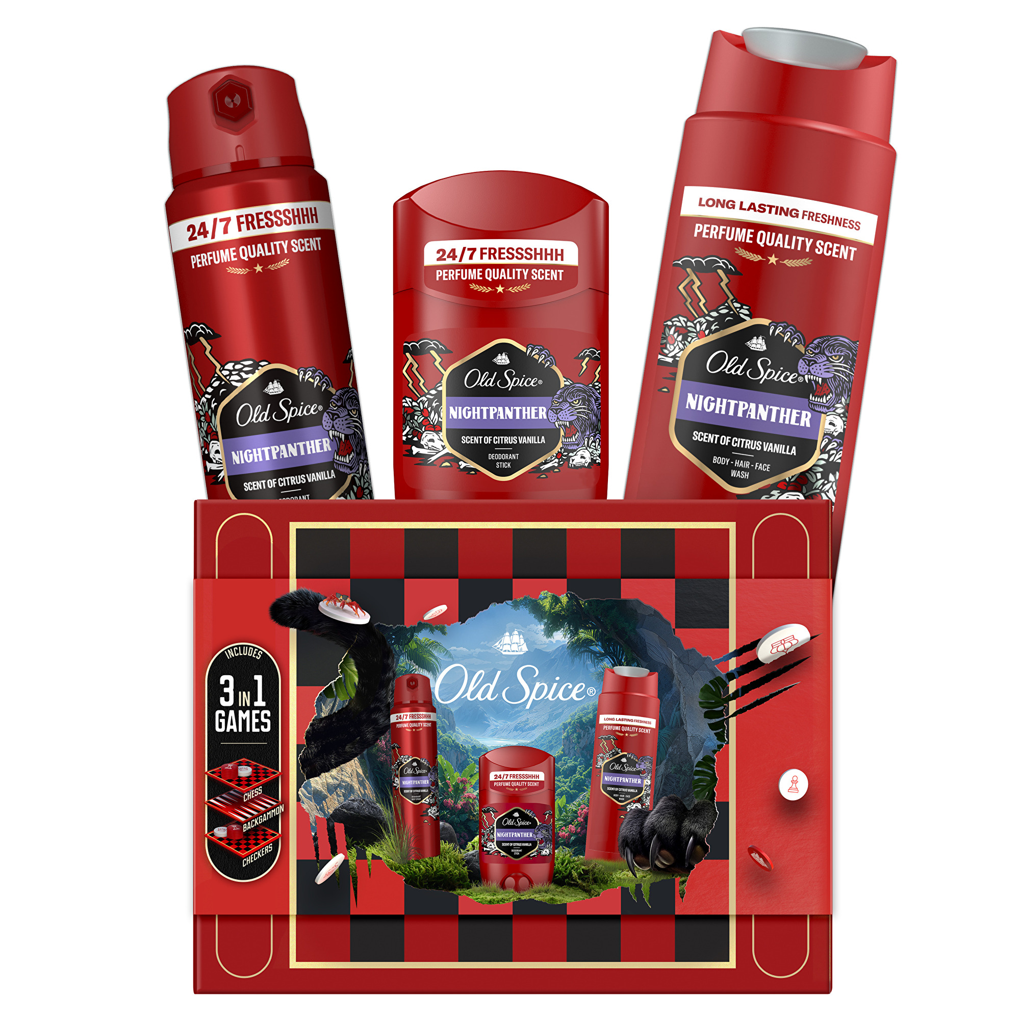 Old Spice Darčeková sada starostlivosti o telo Nightpanther