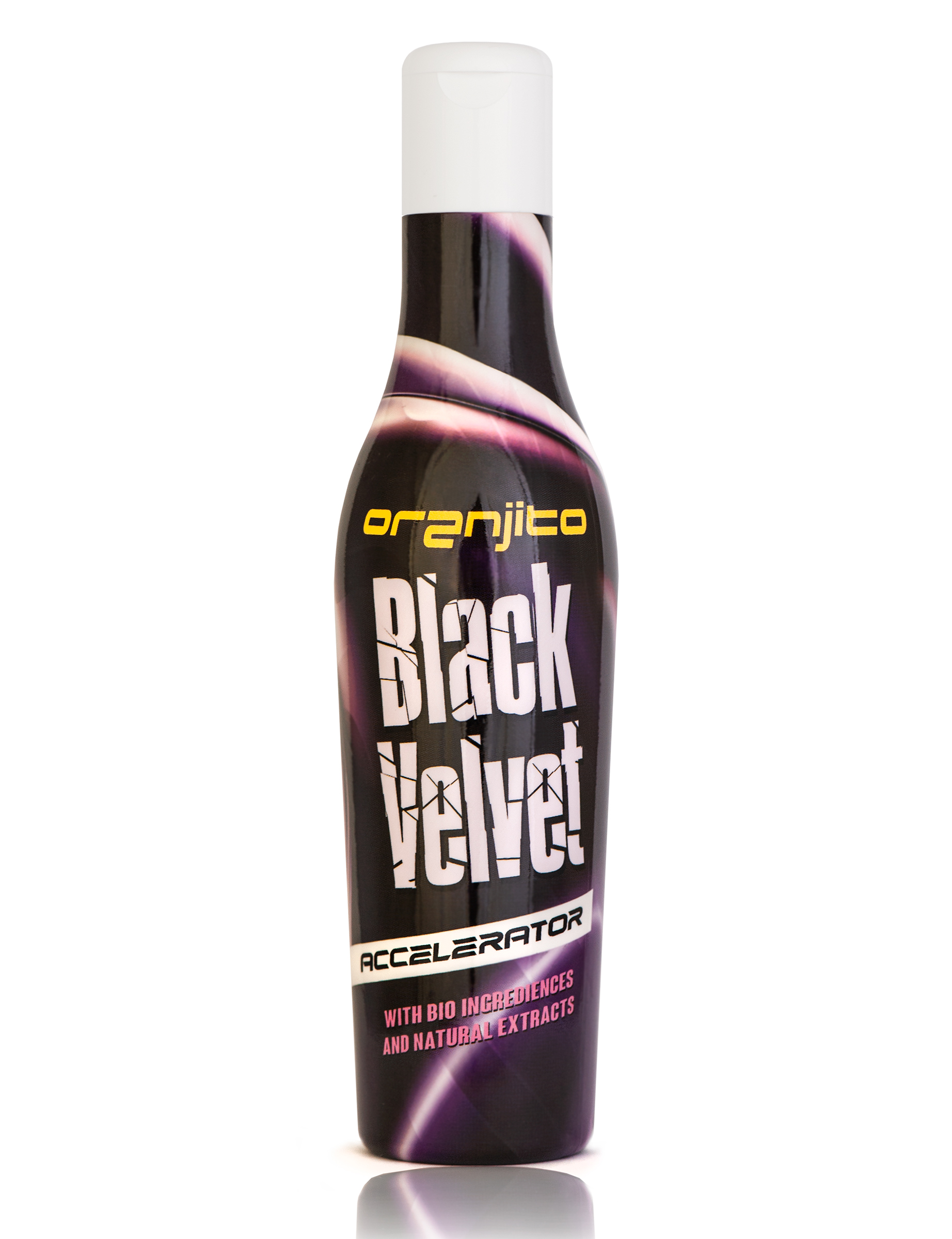 Oranjito Black Velvet Accelerator opaľovacie mlieko do solária s biozložkami a urýchlovačom opálenia unisex 200 ml