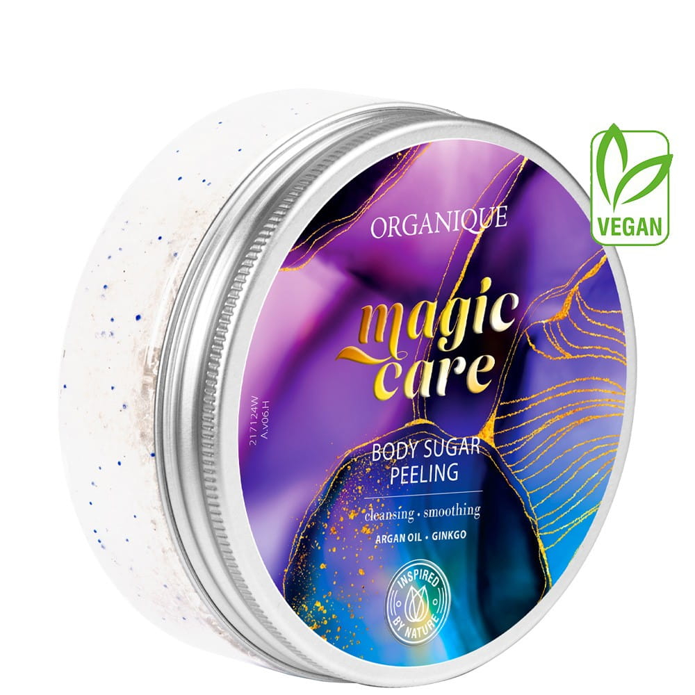 Organique Cukrový tělový peeling Magic Care (Body Sugar Peeling) 450 ml