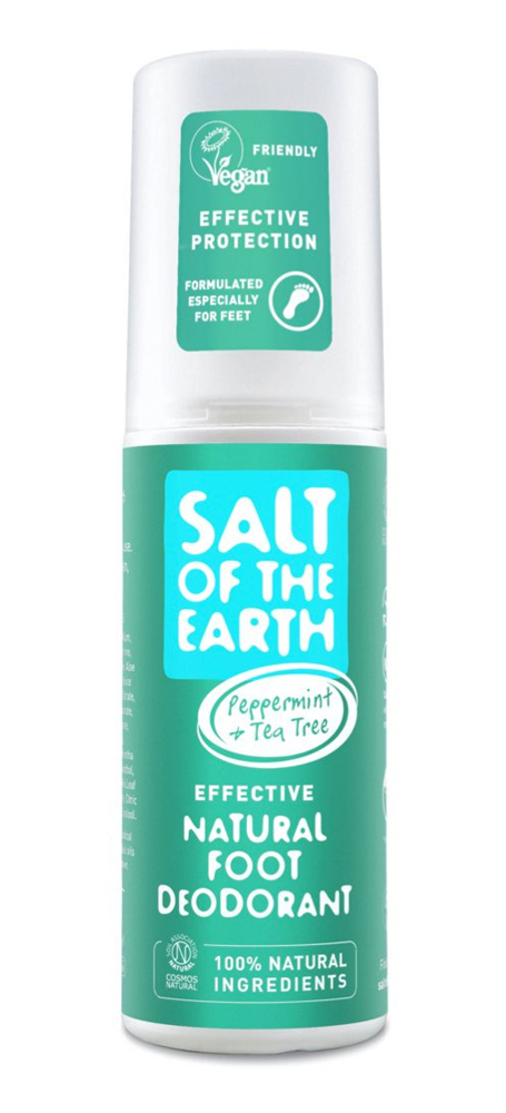 Deodorant sprej Soľ Zeme na nohy - Salt of the Earth Obsah: 100 ml
