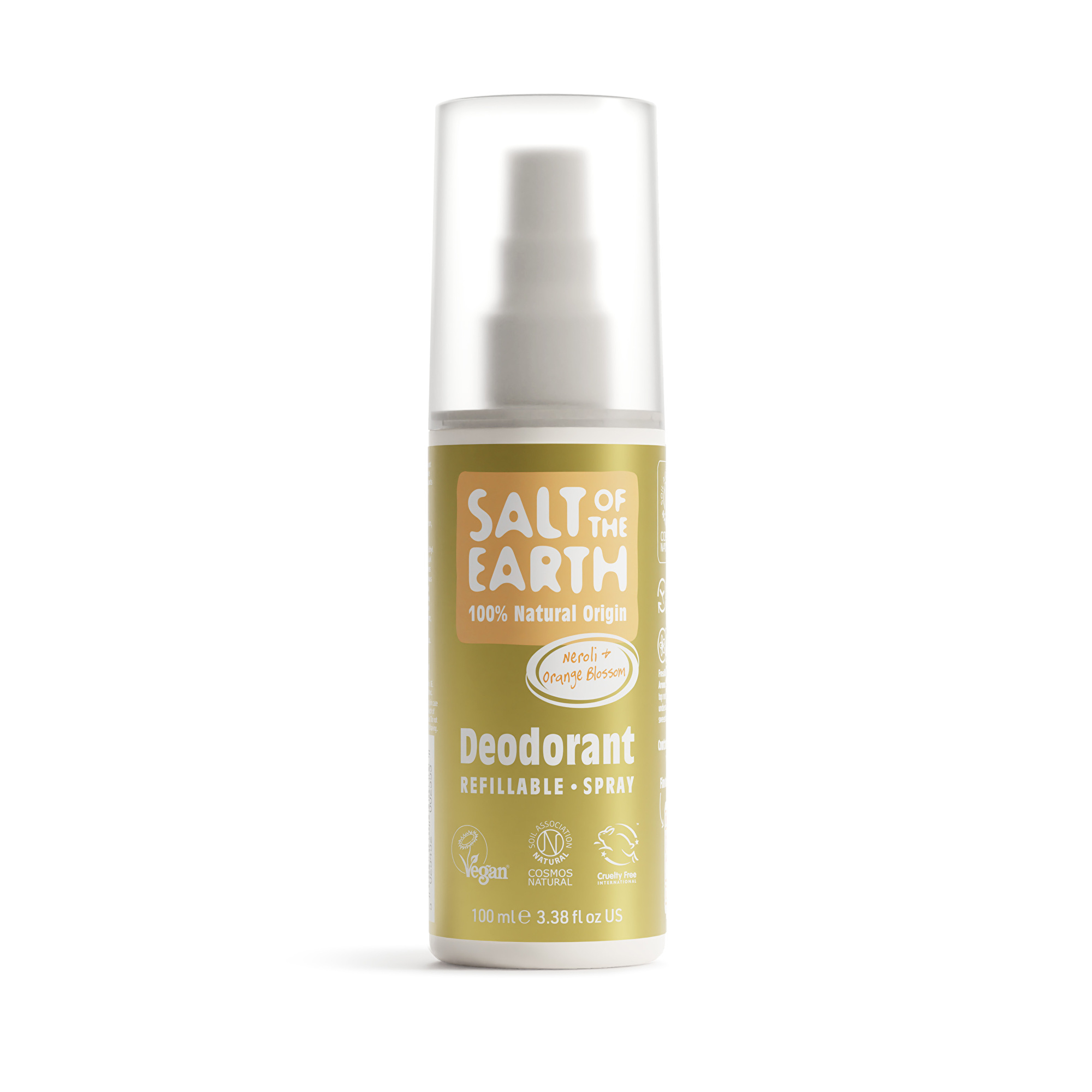Salt Of The Earth Deodorant ve spreji Neroli & Orange Blossom Deodorant Spray 100 ml