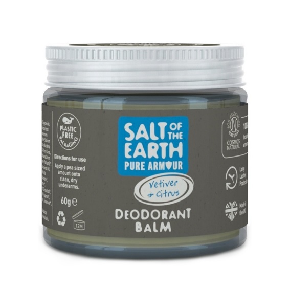 Salt Of The Earth Přírodní deodorant Pure Armour Citrus & Vetiver (Deodorant Balm) 60 g
