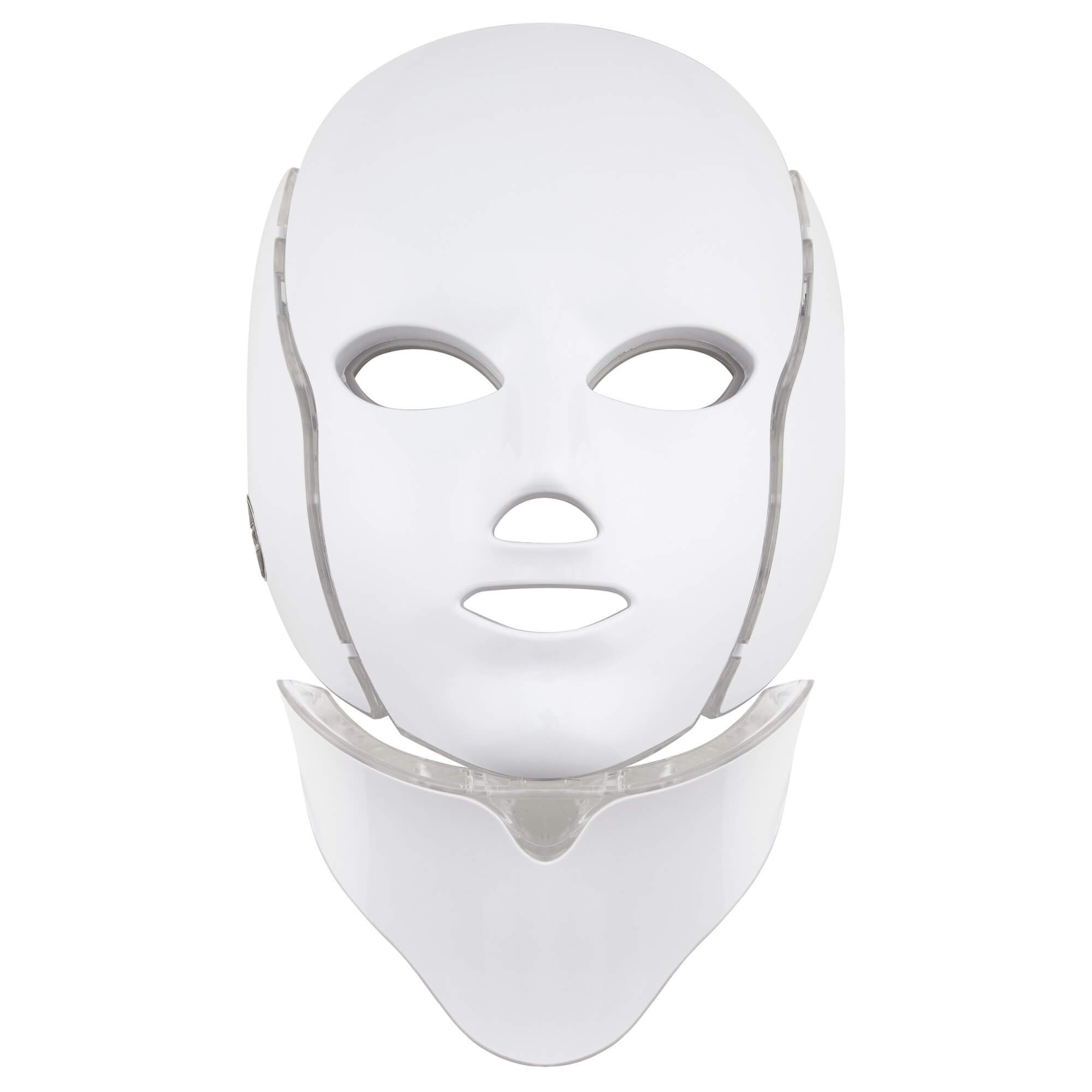 Palsar 7 Ošetřující LED maska na obličej a krk bílá (LED Mask + Neck 7 Colors White)