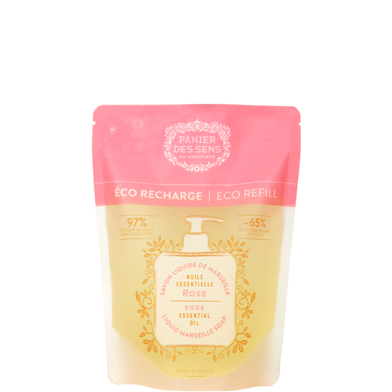 Zobrazit detail výrobku Panier des Sens Tekuté mýdlo - náhradní náplň Rejuvenating Rose (Eco Refill Liquid Marseille Soap) 500 ml