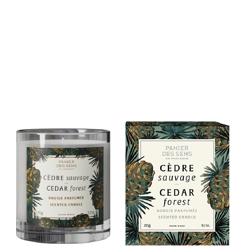 Zobrazit detail výrobku Panier des Sens Vonná svíčka Home Cedar Forest (Scented Candle) 275 g