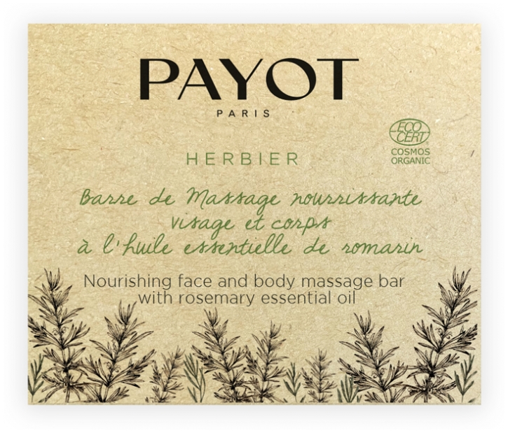 Payot Tuhý tělový a obličejový krém Herbier (Nourishing Face and Body Massage Bar) 50 g
