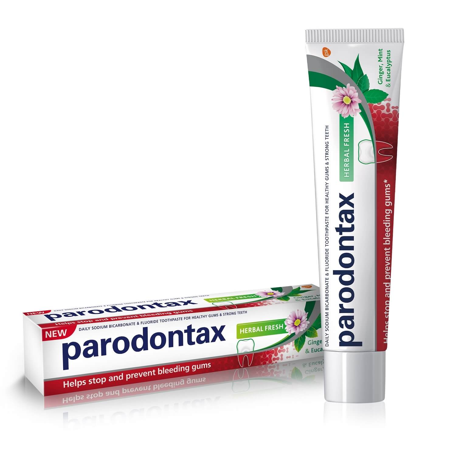 Parodontax Zubná pasta proti krvácaniu ďasien a paradentóze Herbal Fresh 75 ml