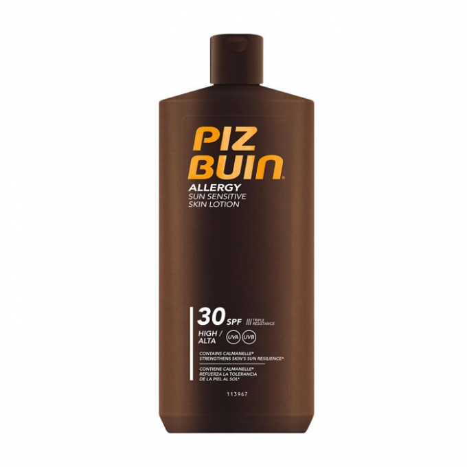 Piz Buin Mlieko na opaľovanie pre pokožku citlivú na slnko SPF 30 Allergy (Sun Sensitive Skin Lotion) 400 ml