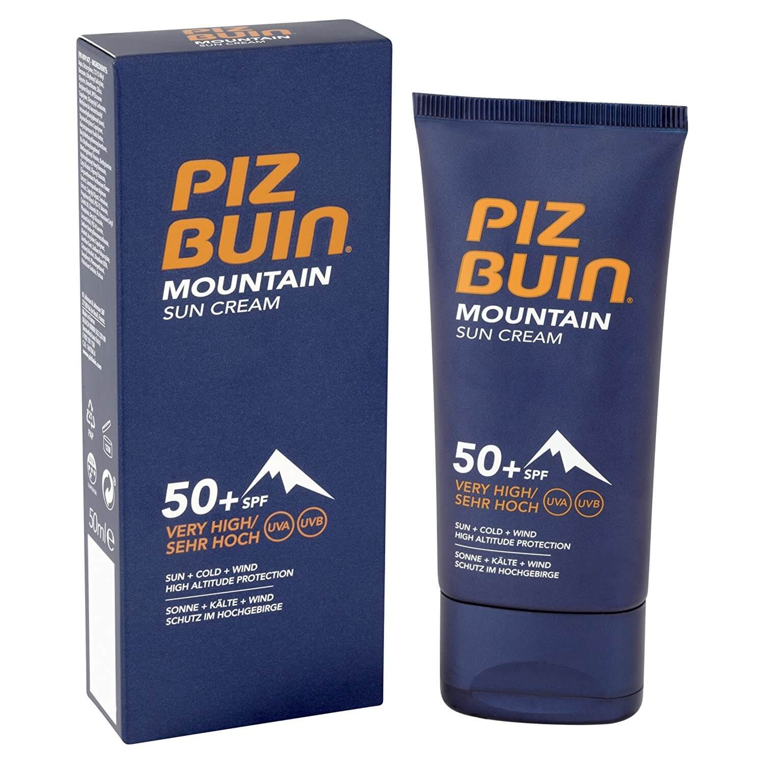 Zobrazit detail výrobku Piz Buin Sluneční krém s maximální ochranou SPF 50+ (Mountain Sun Cream) 50 ml
