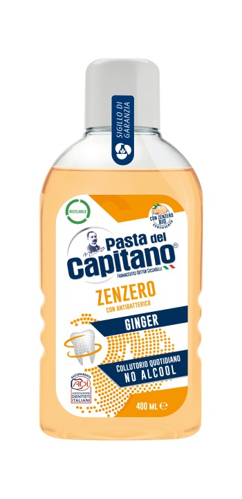 Pasta del Capitano Antibakteriálna ústna voda so zázvorom 400 ml