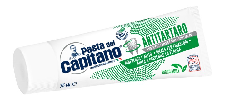 Pasta del Capitano Zubní pasta s šalvějí a tymiánem Antitartaro 75 ml
