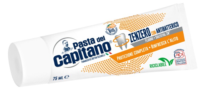 Pasta del Capitano Antibakteriální zubní pasta se zázvorem Ginger 75 ml