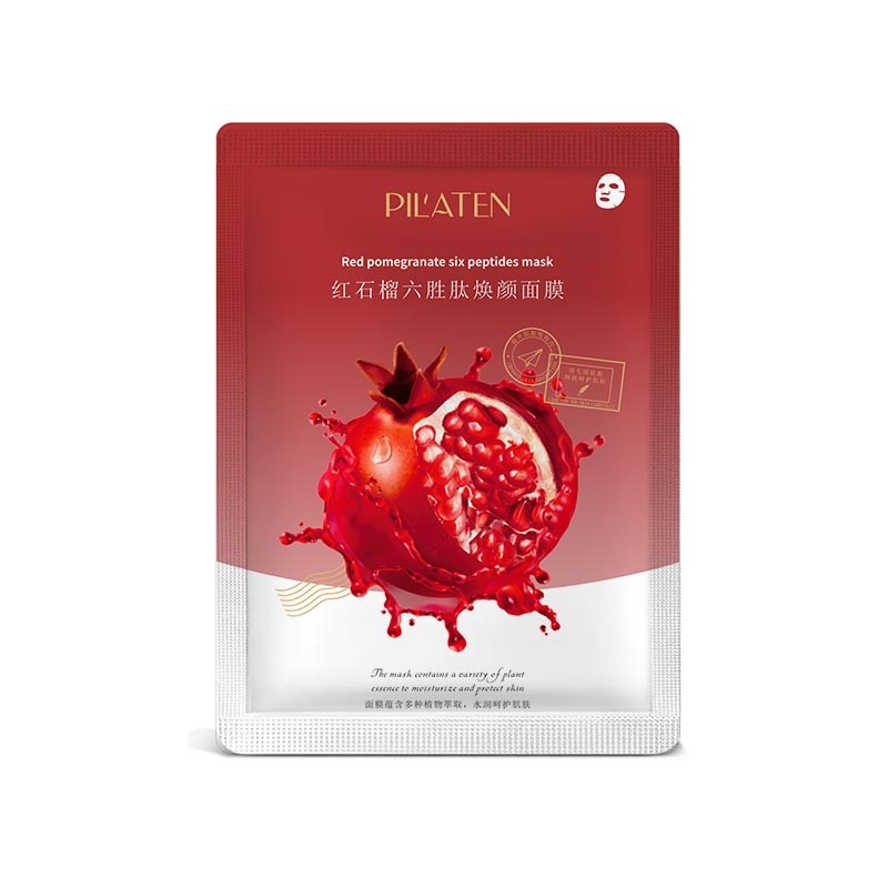 Pilaten Plátýnková maska Red Pomegranate Six Peptides Mask 25 ml