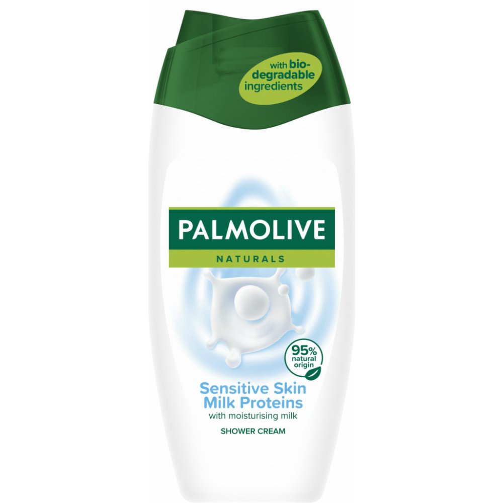 Fotografie Palmolive Sensitive Skin Milk Proteins sprchový gel pro citlivou pokožku 500 ml