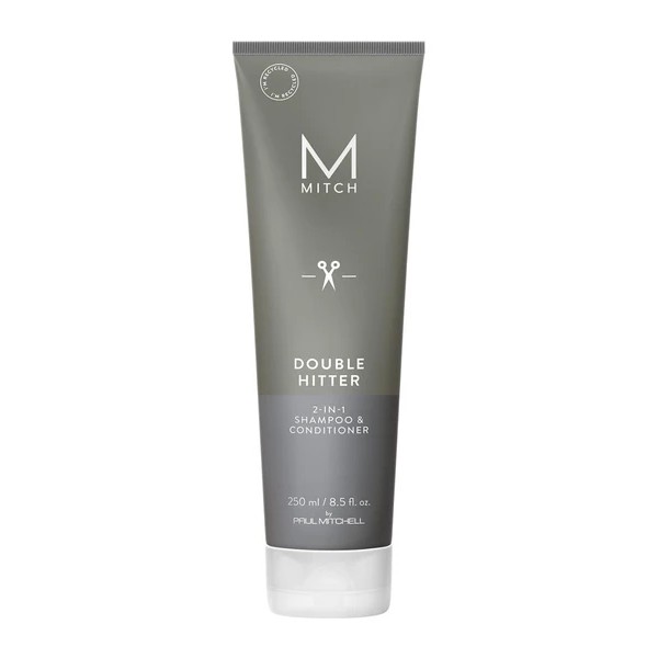 Bezsulfátový pečující šampon a kondicionér 2v1 Mitch (Double Hitter Sulfate-Free 2 In 1 Shampoo & Conditioner) 250 ml