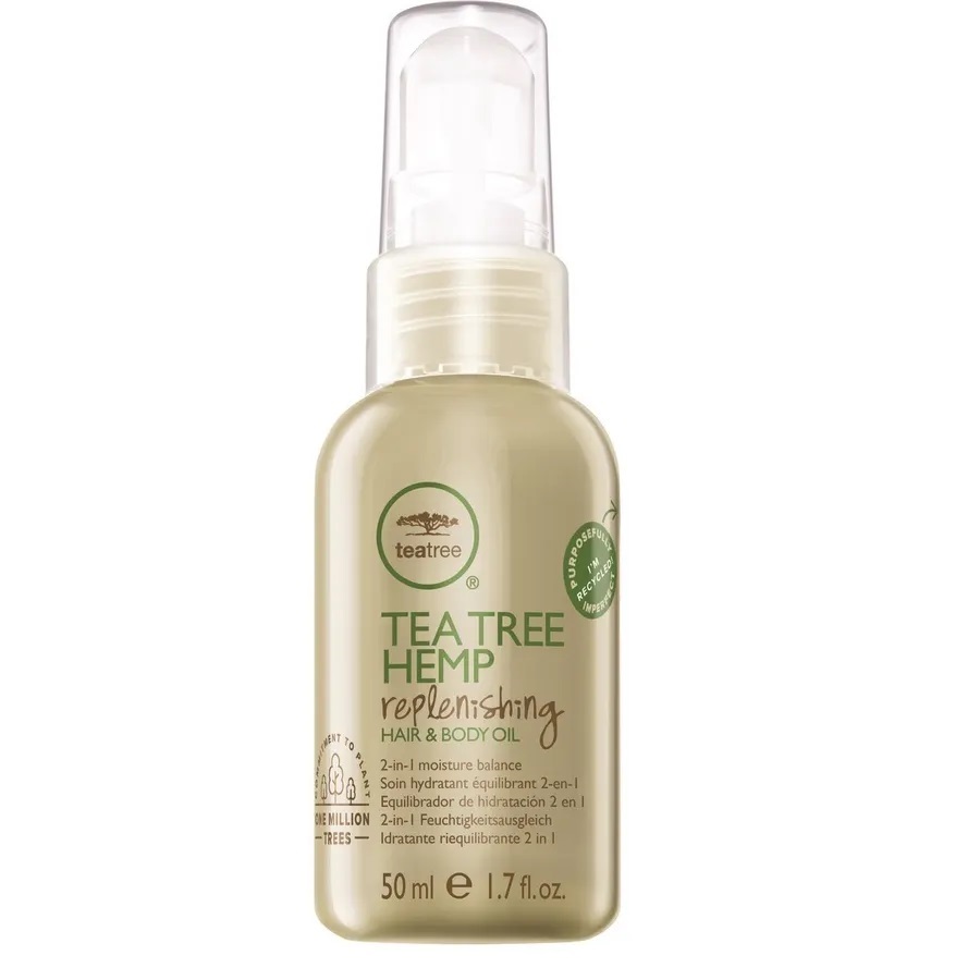 Paul Mitchell Hydratačný konopný olej na vlasy a telo 2 v 1 Tea Tree Hemp (Replenishing Hair & Body Oil) 50 ml