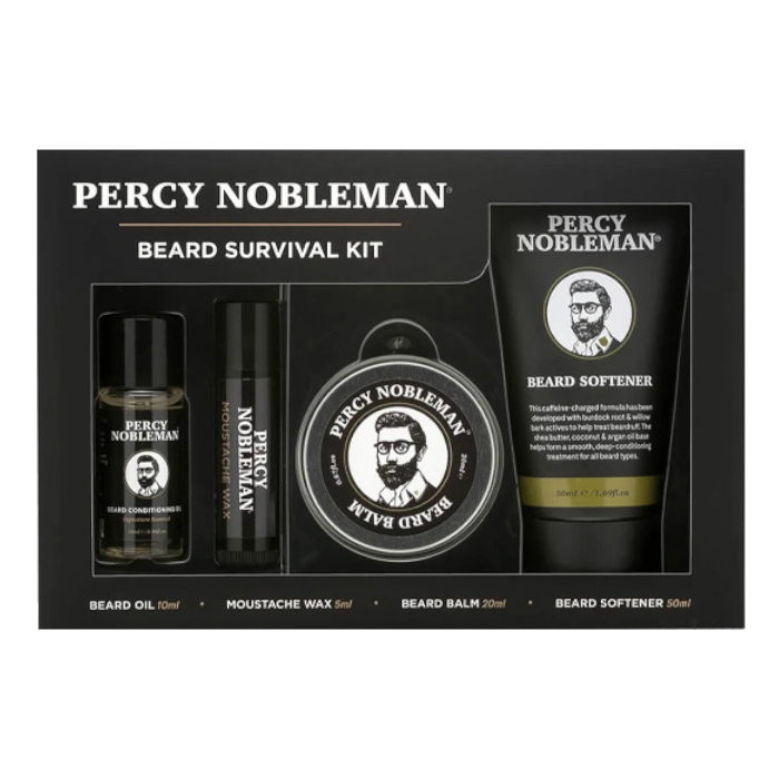 Percy Nobleman Kosmetická sada péče o vousy Beard Survival Kit