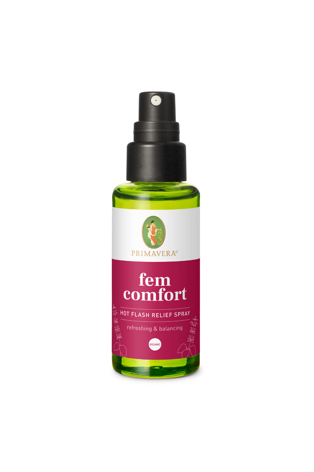 Zobrazit detail výrobku Primavera Vyrovnávající aroma sprej pro ženy Fem Comfort 50 ml