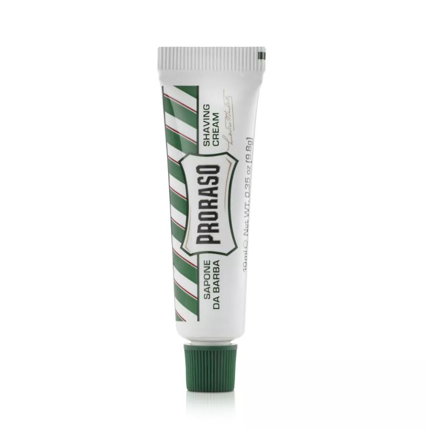 Proraso Cestovní osvěžující krém na holení Green Eukalyptus (Shaving Cream) 10 ml