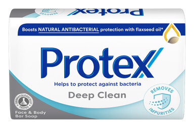 Protex Antibakteriální tuhé mýdlo Deep Clean (Face & Body Bar Soap) 90 g
