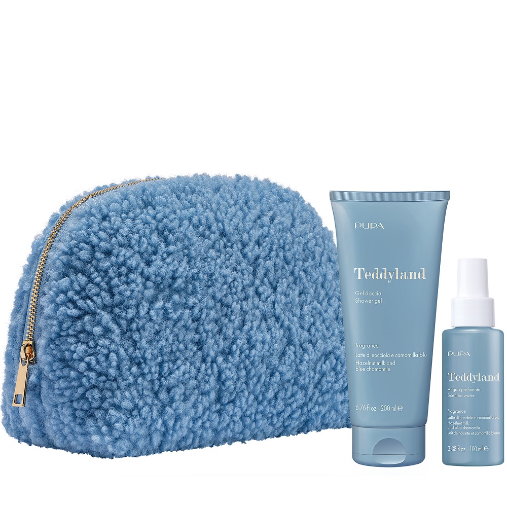 PUPA Milano Darčeková sada Hazelnut Milk and Blue Chamomile Teddyland
