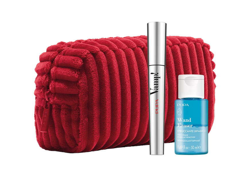 PUPA Milano Darčeková sada s dvojfázovým odličovačom Vamp! Mascara