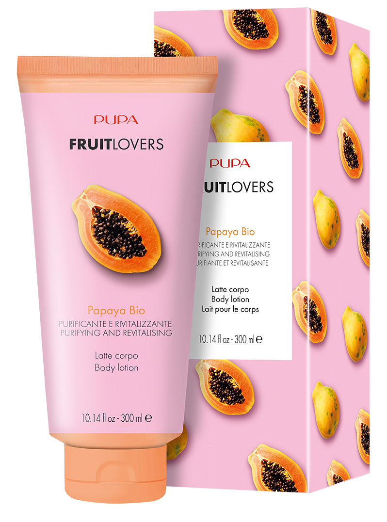 PUPA Milano Telové mlieko Papaya Bio Fruit Lovers (Body Lotion) 300 ml