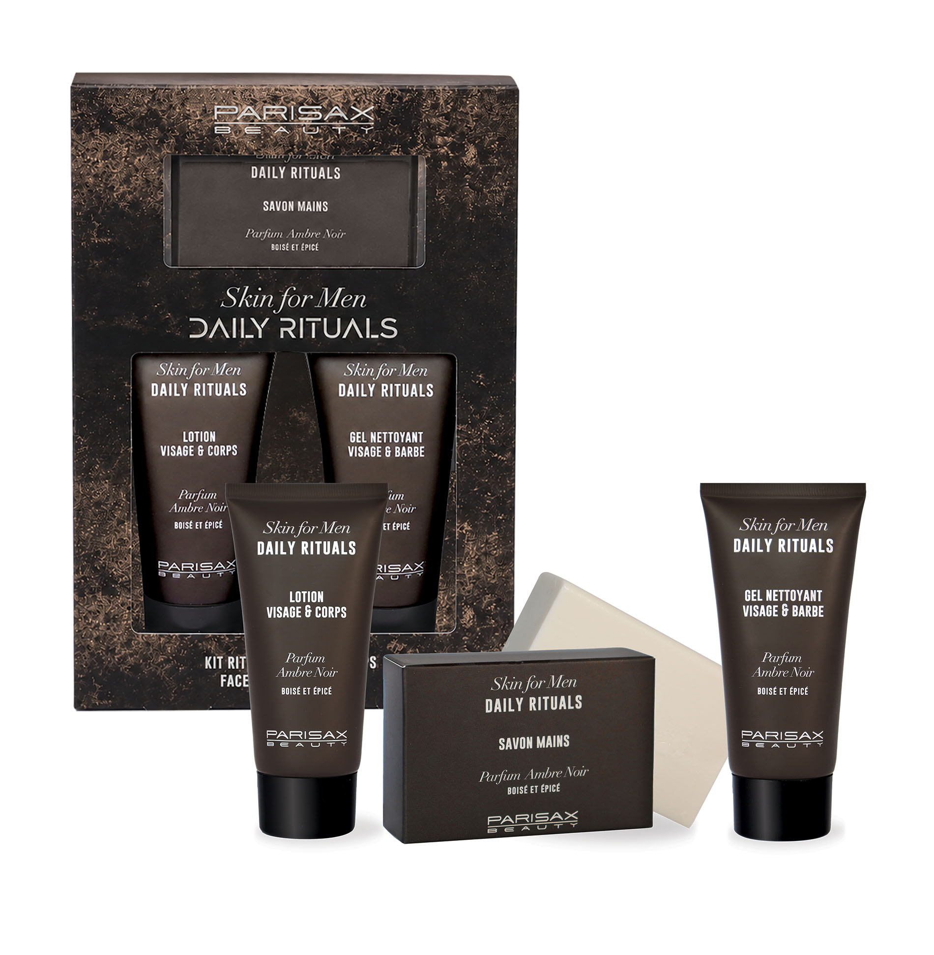 Parisax Dárková sada Ambre Noir 3 ks