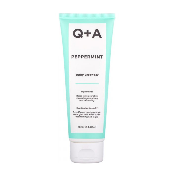Q+A Čisticí gel s mátou Peppermint (Daily Cleanser) 125 ml