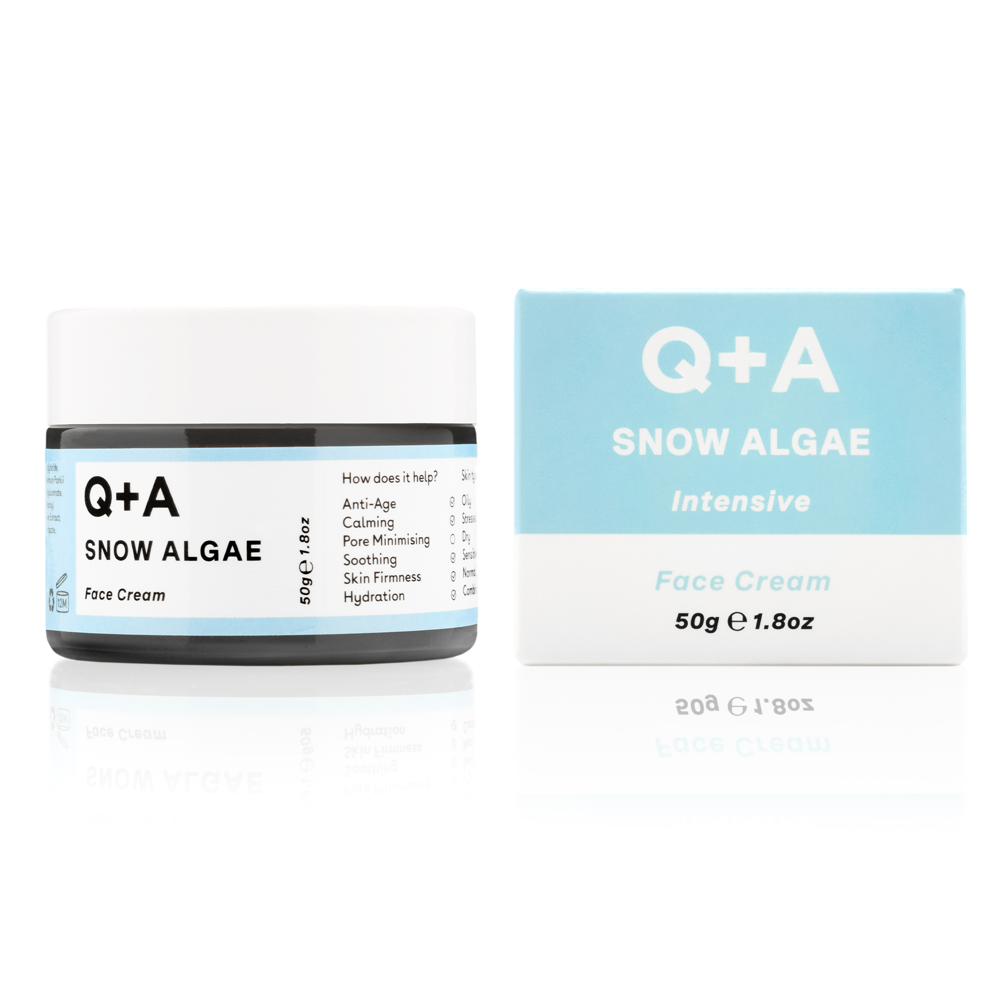 Zobrazit detail výrobku Q+A Intenzivní krém na obličej Snow Algae (Intensive Face Cream) 50 g