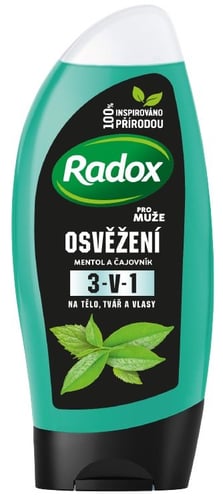 Radox Sprchový gel Strong 2 v 1 (Shower Gel & Shampoo) 250 ml