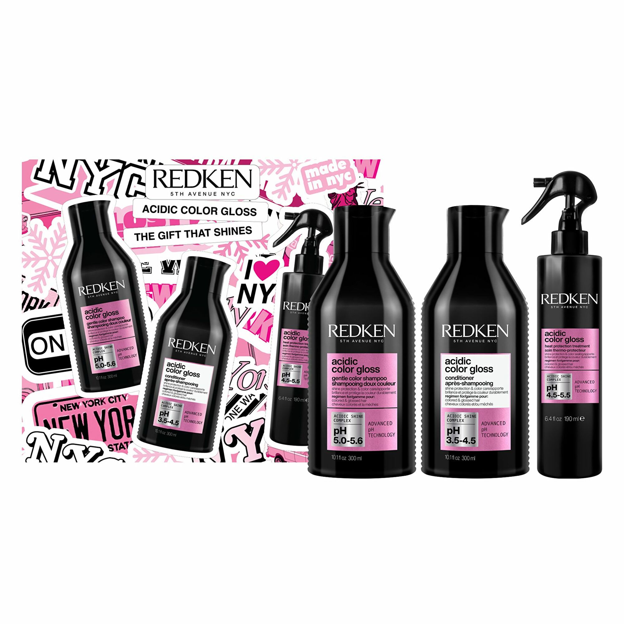 Redken Darčeková sada pre dlhotrvajúcu farbu a lesk vlasov Acidic Color Gloss