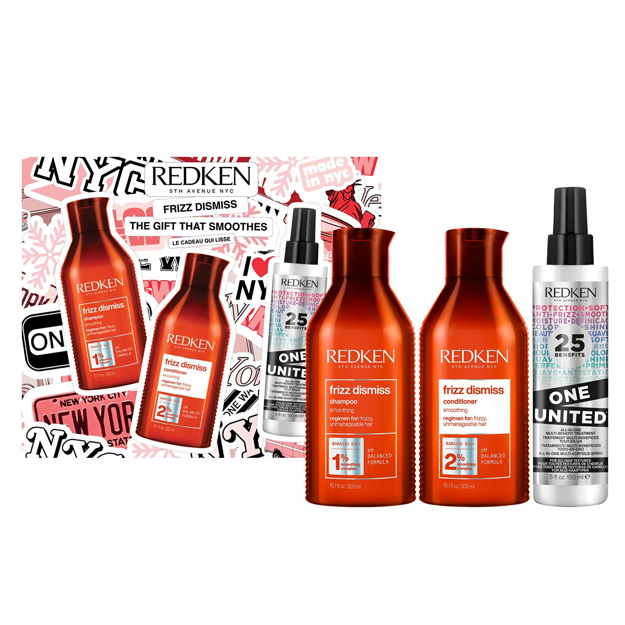 Redken Darčeková sada pre nepoddajné a krepovatiace sa vlasy Frizz Dismiss