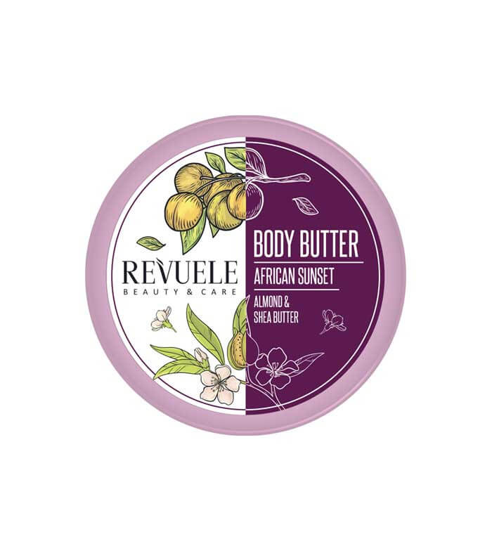 Revuele Hydratační tělové máslo African Sunset Almond & Shea (Body Butter) 200 ml