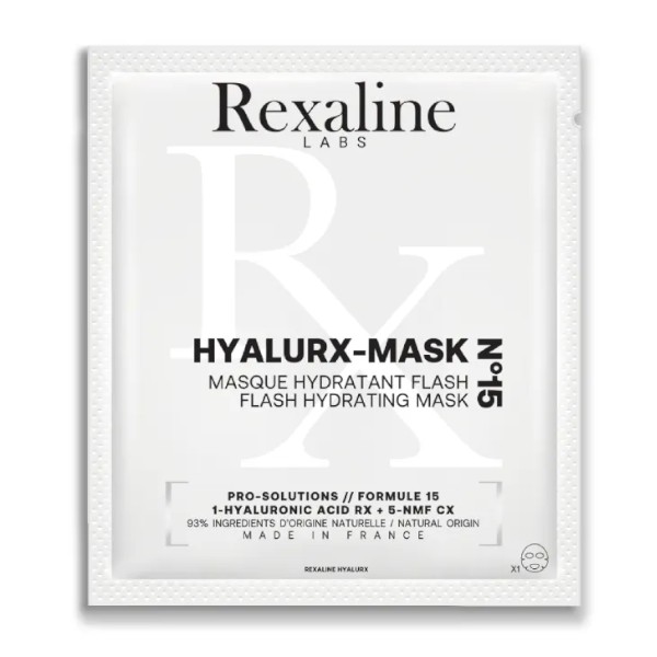 Rexaline Plátýnková maska pro okamžitou hydrataci Hyalurx (Flash Hydrating Mask) 20 ml