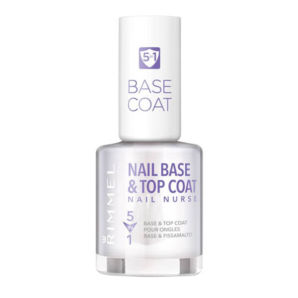 Rimmel Podkladový a vrchní lak 5 v 1 (Nail Base & Top Coat) 12 ml