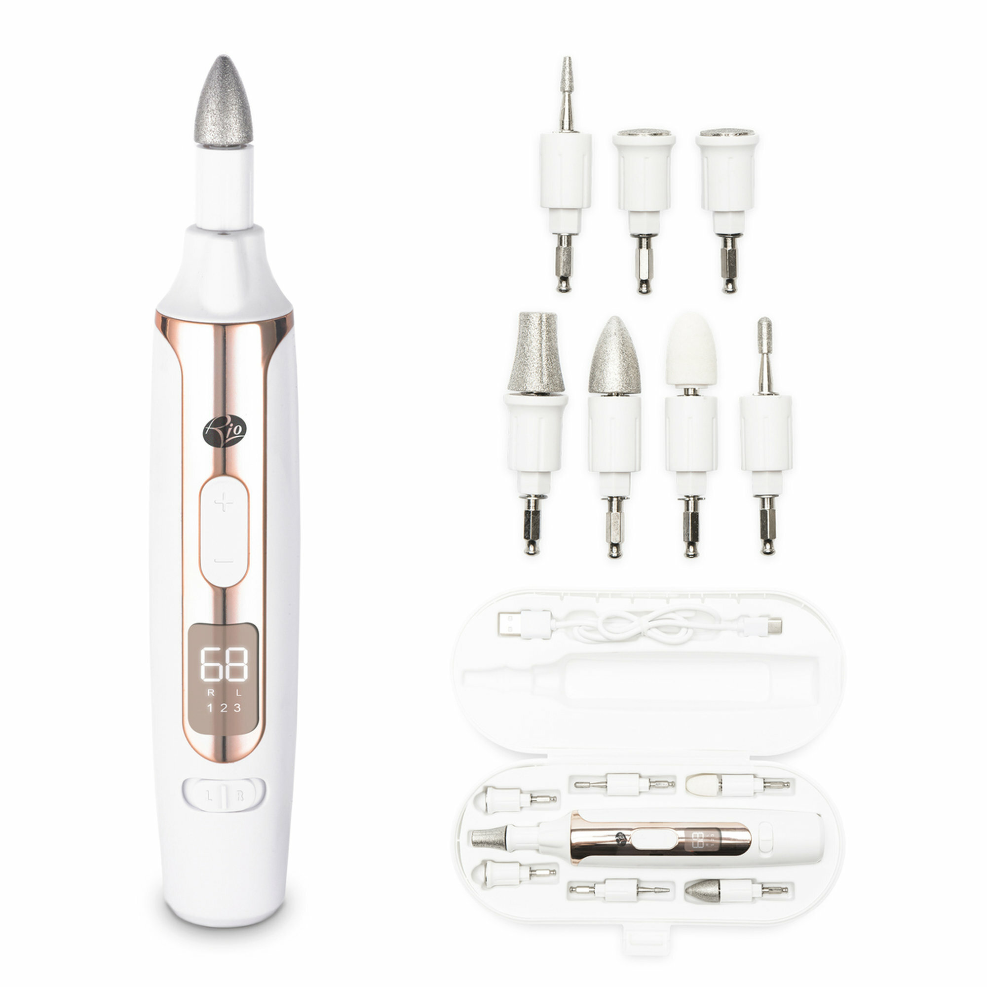 Rio-Beauty Elektrický pilník na nehty Precision Pro