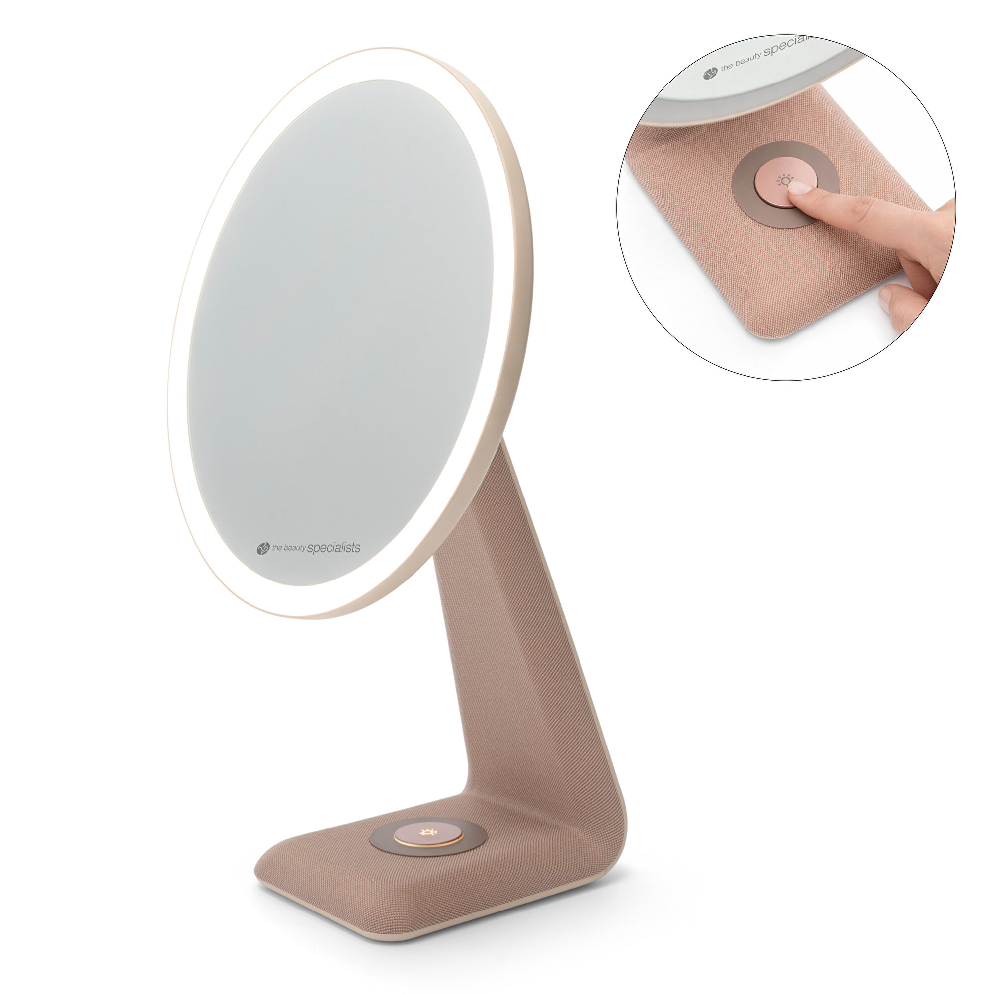 Rio-Beauty Stolní kosmetické zrcátko s LED osvětlením