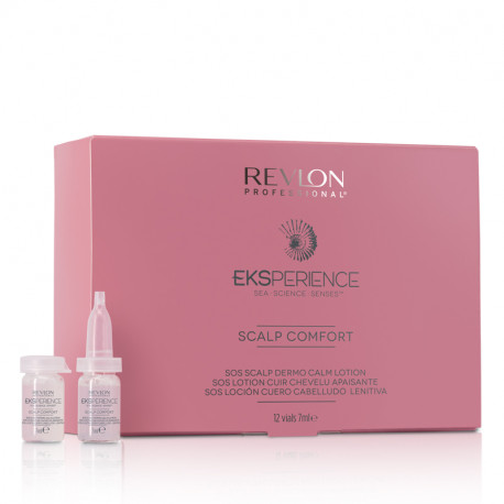 Revlon Professional Zklidňující kúra pro citlivou pokožku hlavy Eksperience Scalp Comfort (Calm Lotion) 12 x 7 ml