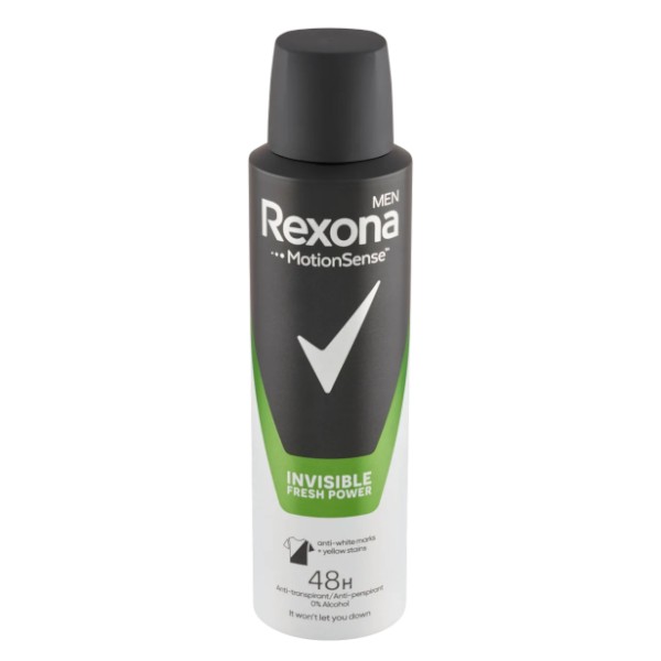 Rexona Antiperspirant v spreji pre mužov Invisible Fresh Power 150 ml