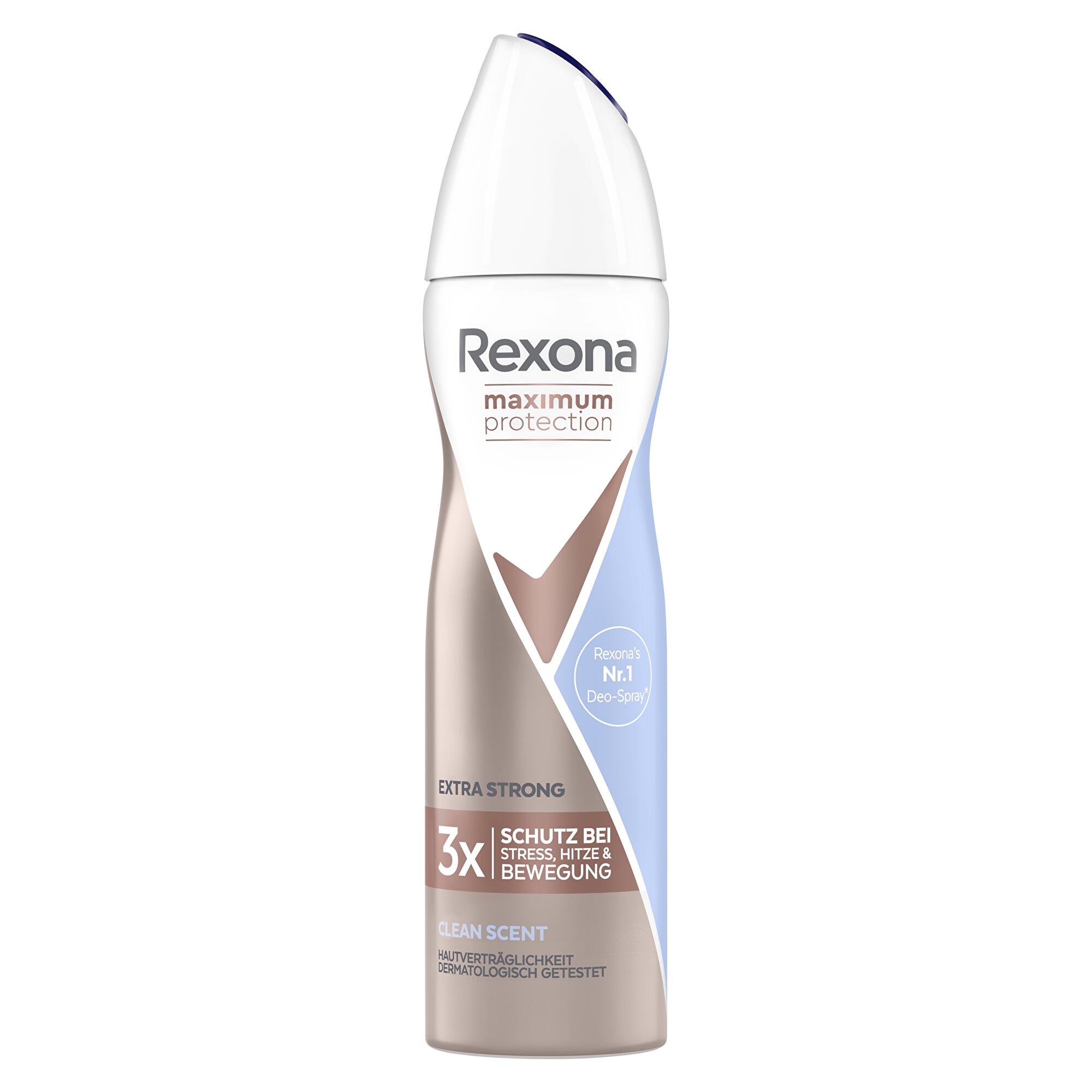 Rexona Antiperspirant ve spreji proti nadměrnému pocení Maximum Protection Clean Scent 150 ml