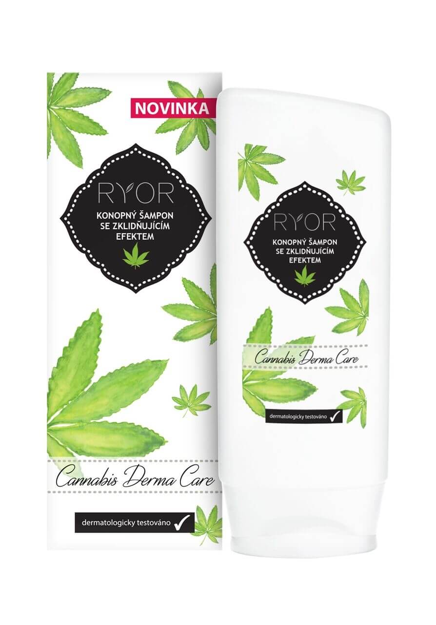 Zobrazit detail výrobku RYOR Konopný šampon se zklidňujícím efektem Cannabis Derma Care 200 ml