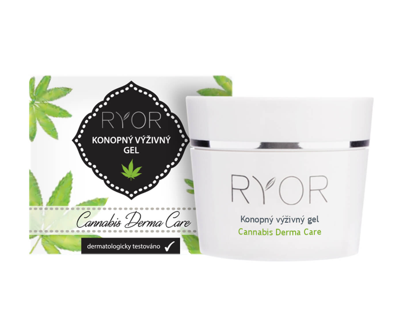 Zobrazit detail výrobku RYOR Konopný výživný gel 1 % Cannabis Derma Care 50 ml