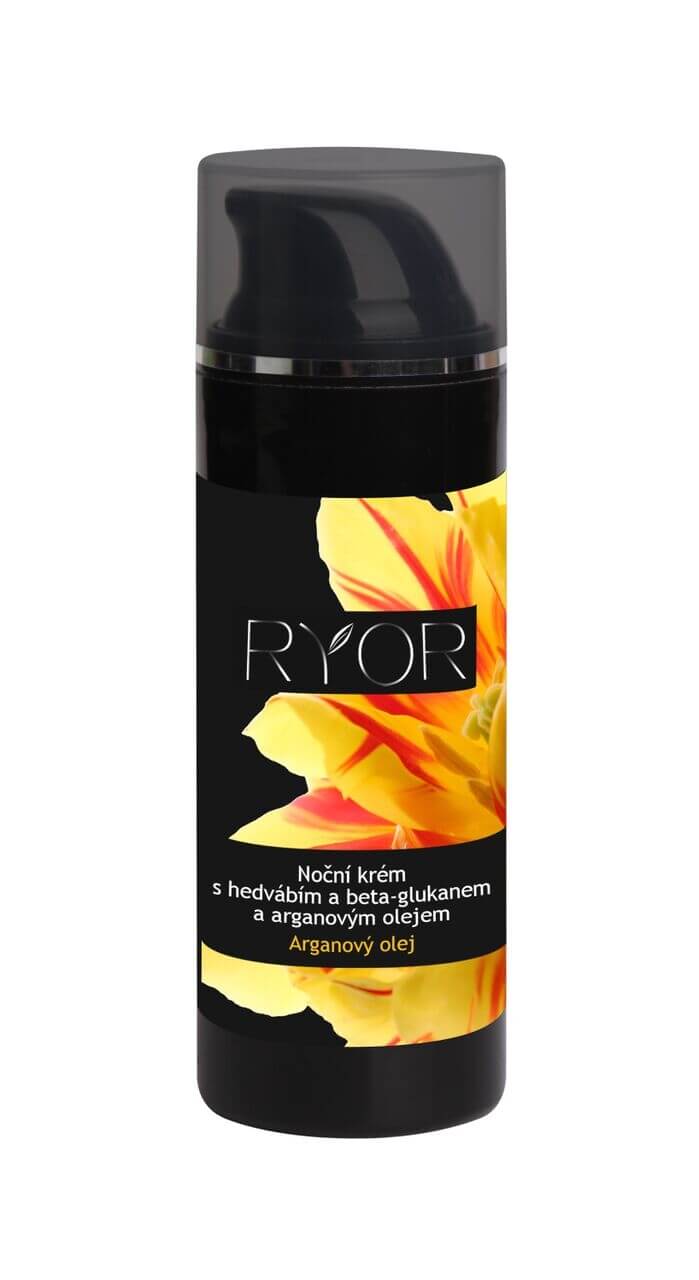 Zobrazit detail výrobku RYOR Noční krém s hedvábím, beta-glukanem a arganovým olejem 50 ml